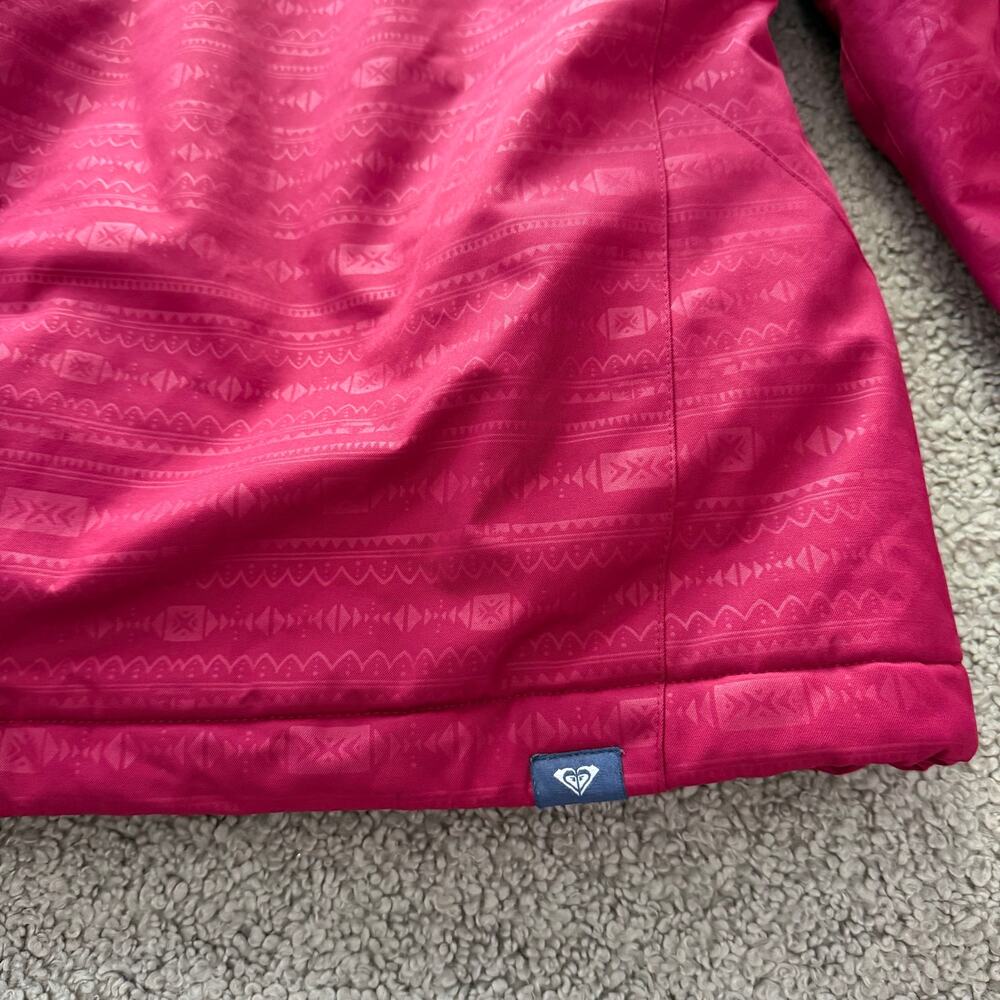Roxy American Pie Girls Snowboard Ski Jacket Plum Dry Flight Sz M (10) - Picture 7 of 10